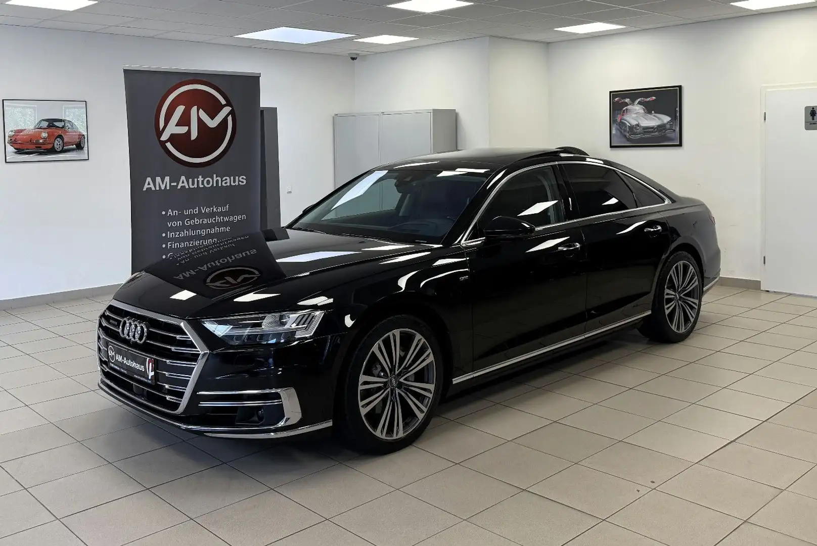 Audi A8 50TDI Quattro *3xDVD*HUD*4xMASSAGE*B&O*360°Ka Noir - 1