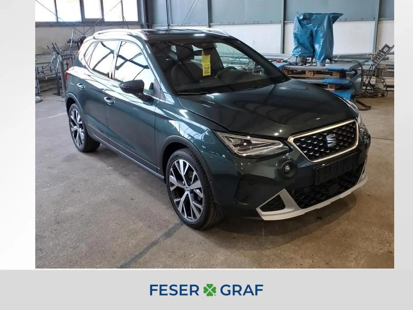 SEAT Arona Xperience 1.0 TSI LED*ACC*PDC*RFK*FULL-LINK*NAVI*L Grün - 1