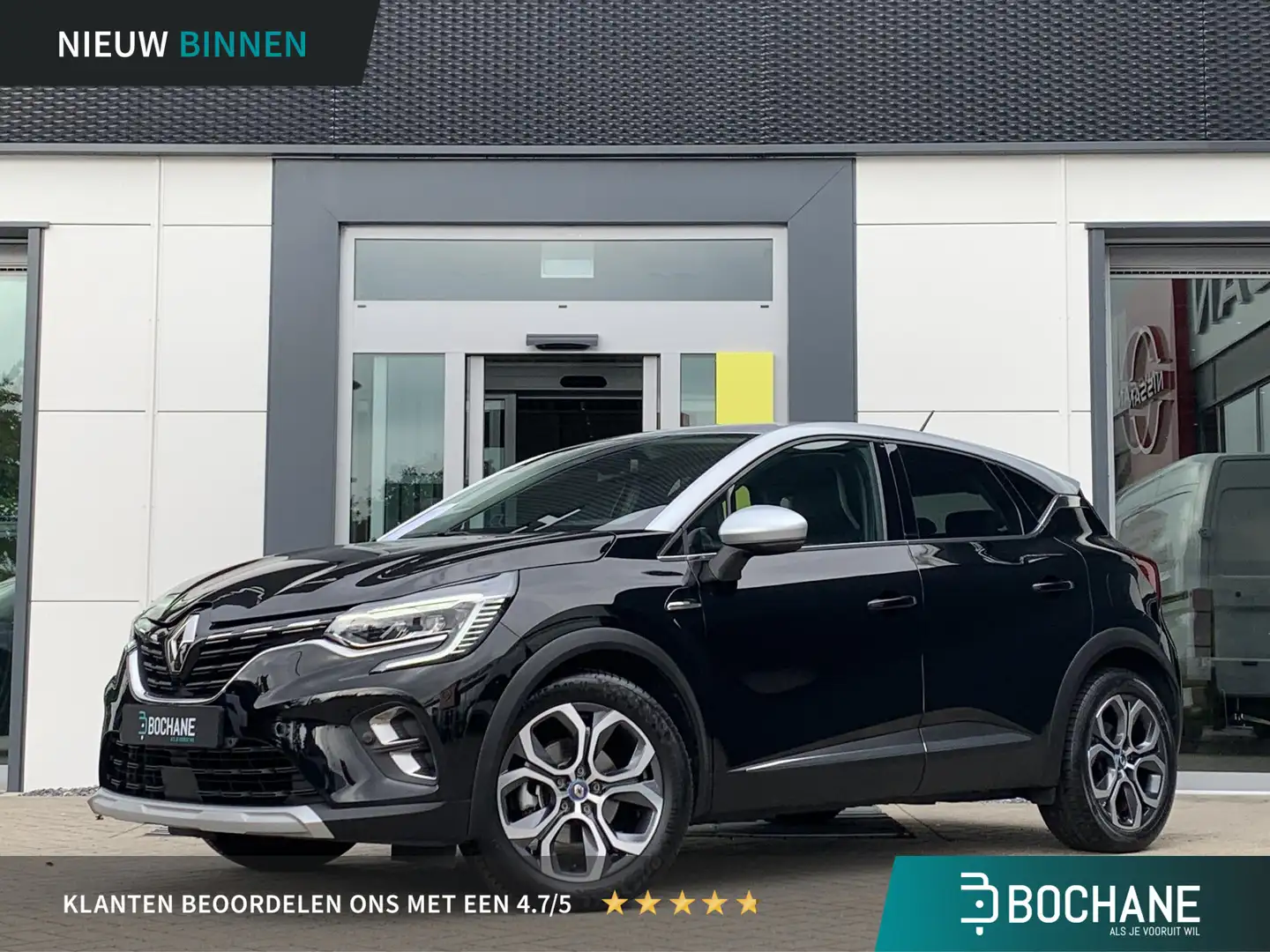 Renault Captur 1.6 E-Tech Plug-in Hybrid 160 Intens Zwart - 1