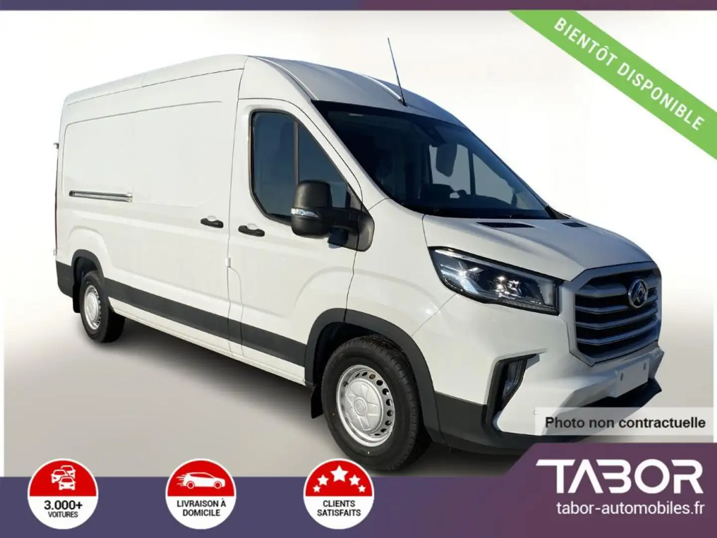 Maxus Deliver 9 2.0 Diesel 148 L3H2 LED cam PDC Blanc - 1
