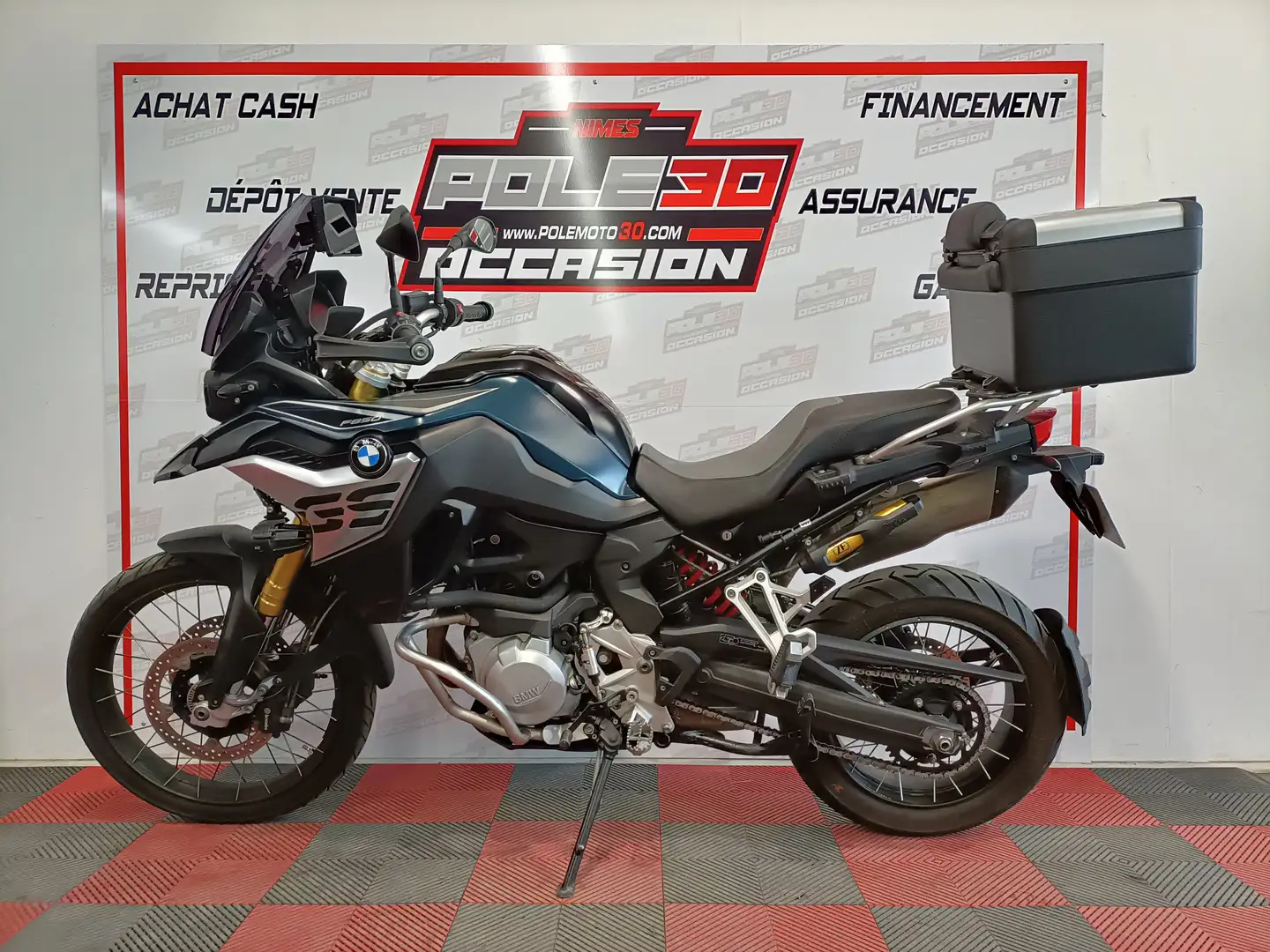 BMW F 850 GS Bleu - 2