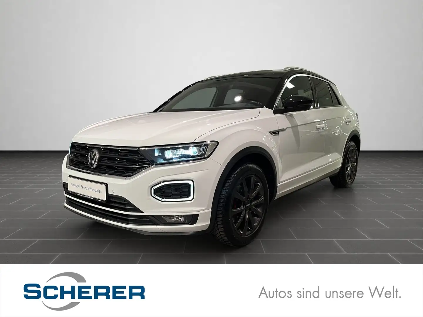 Volkswagen T-Roc 1.5 TSI DSG R-Line, Navi, Sitzh., Kamera, Weiß - 1