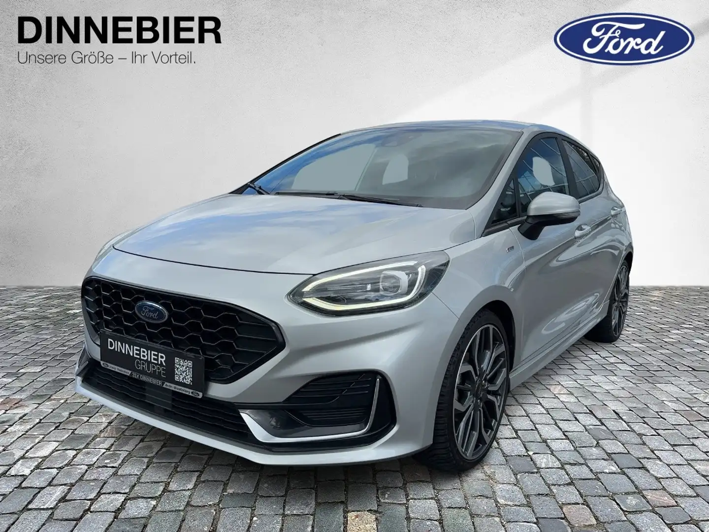Ford Fiesta 1.0 l EcoBoost Hybrid  7-Gang-Powershift Automatik Argent - 2