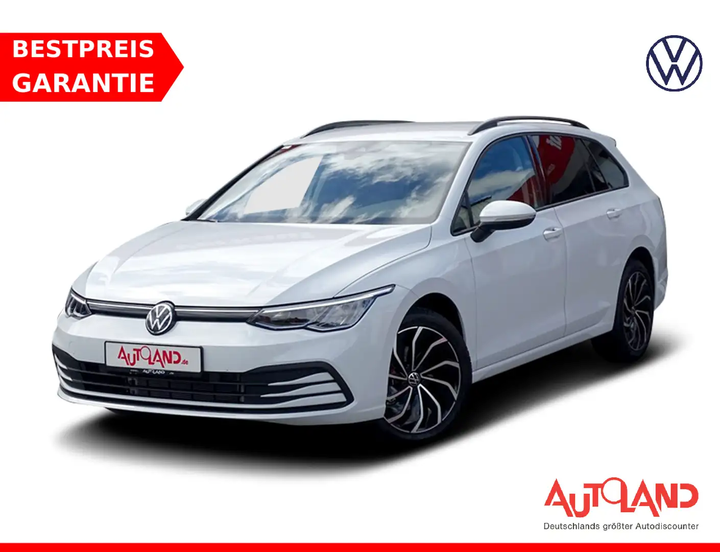 Volkswagen Golf VIII Variant 1.5 eTSI DSG Life LED Navi ACC Weiß - 1