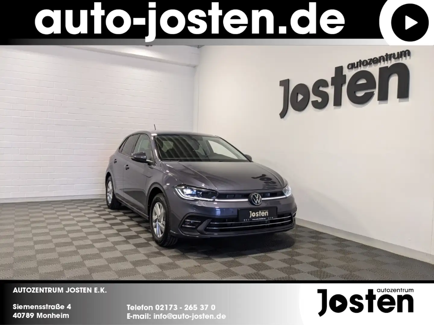 Volkswagen Polo Style 1.0 TSI DSG IQ.Light Virtual CarPlay SHZ Grau - 1