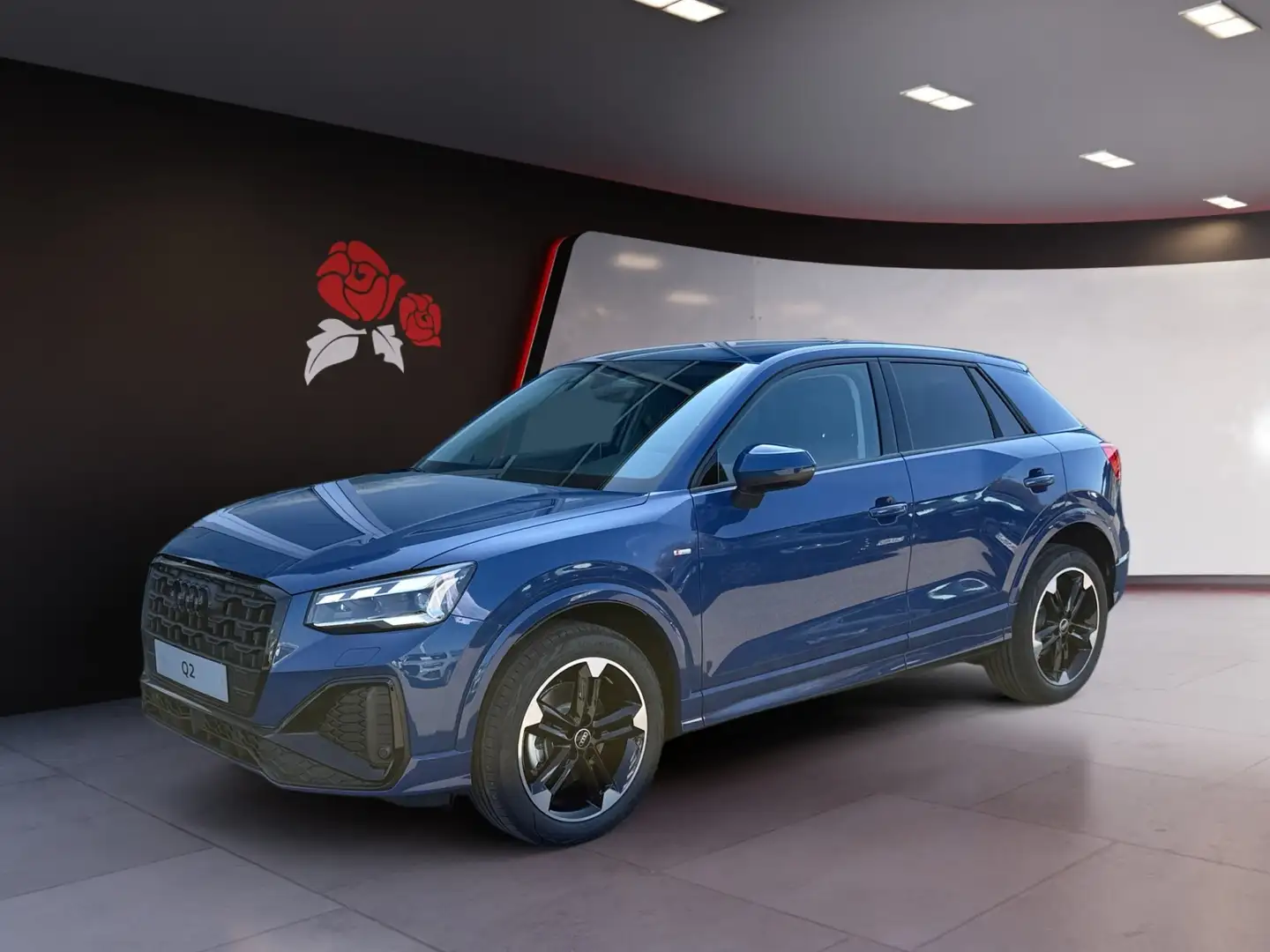 Audi Q2 35 2.0 TDI S-tronic S-line AHK Matrix-LED ASI Blau - 2