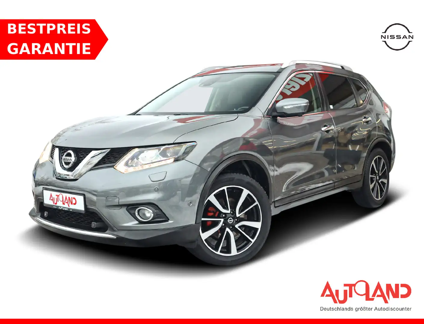 Nissan X-Trail 1.6 dCi Navi Tempomat AHK 360° Xenon DAB Grau - 1
