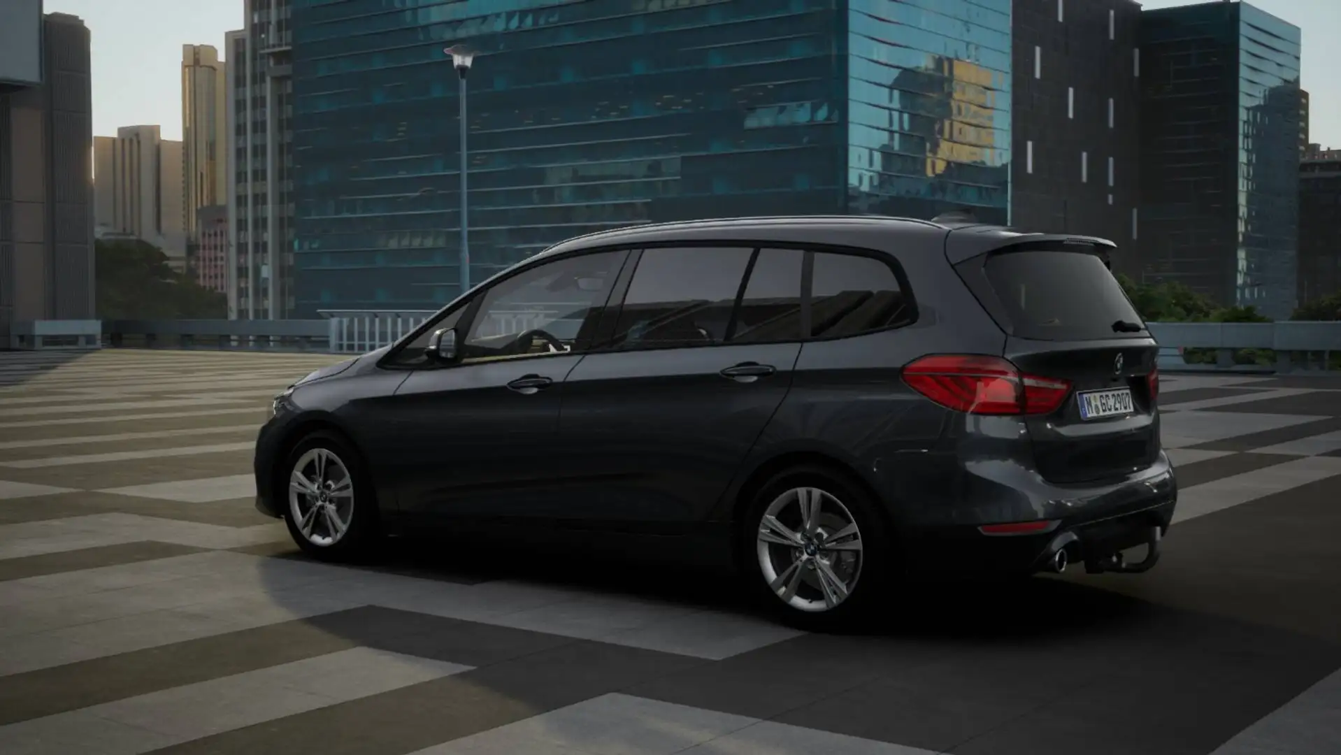 BMW 218 i Gran Tourer Sport Line LED SpurAss AHK Navi Park Grigio - 2