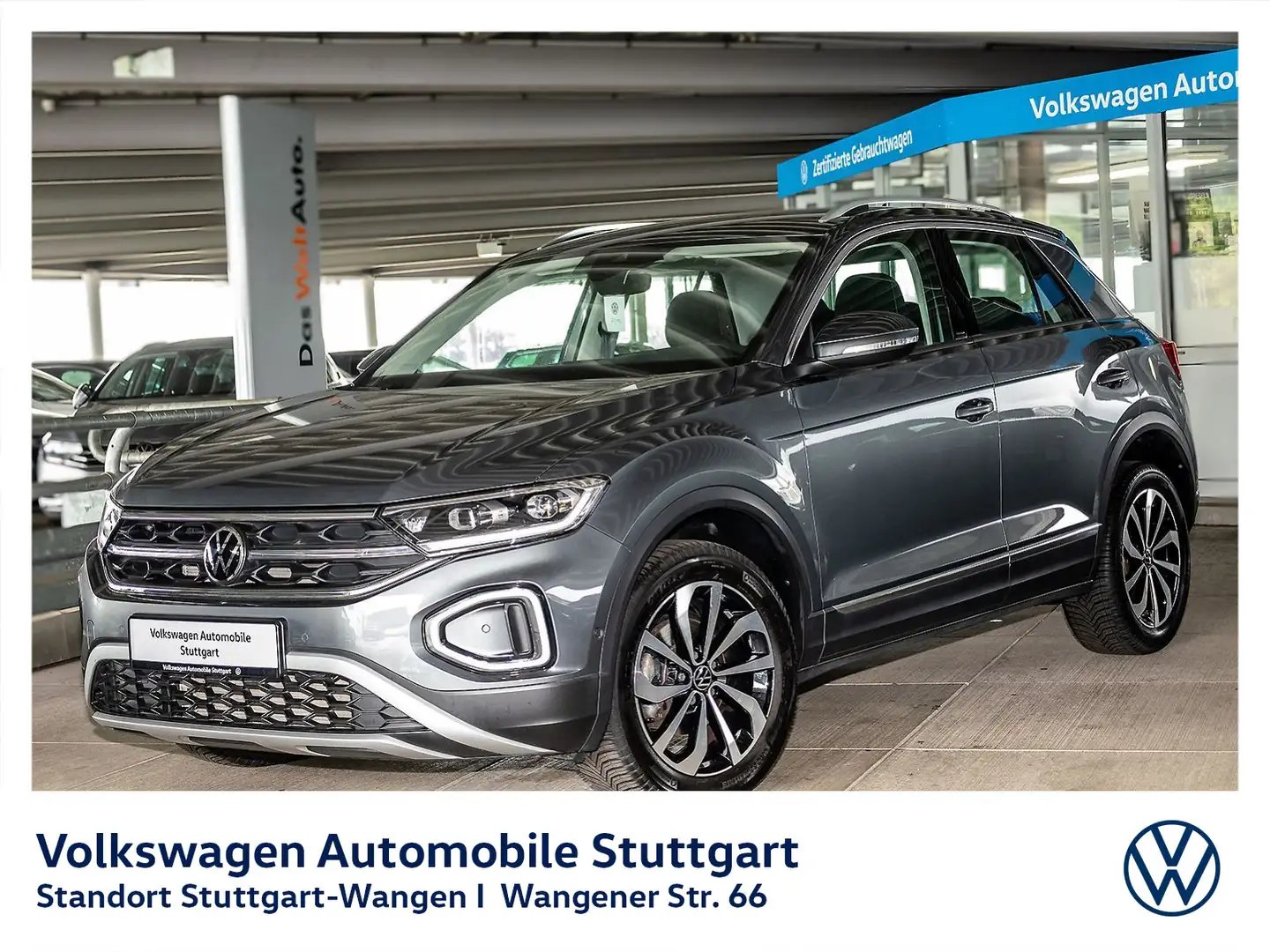 Volkswagen T-Roc Style 1.0 TSI Navi LED ACC SHZ PDC Grau - 1