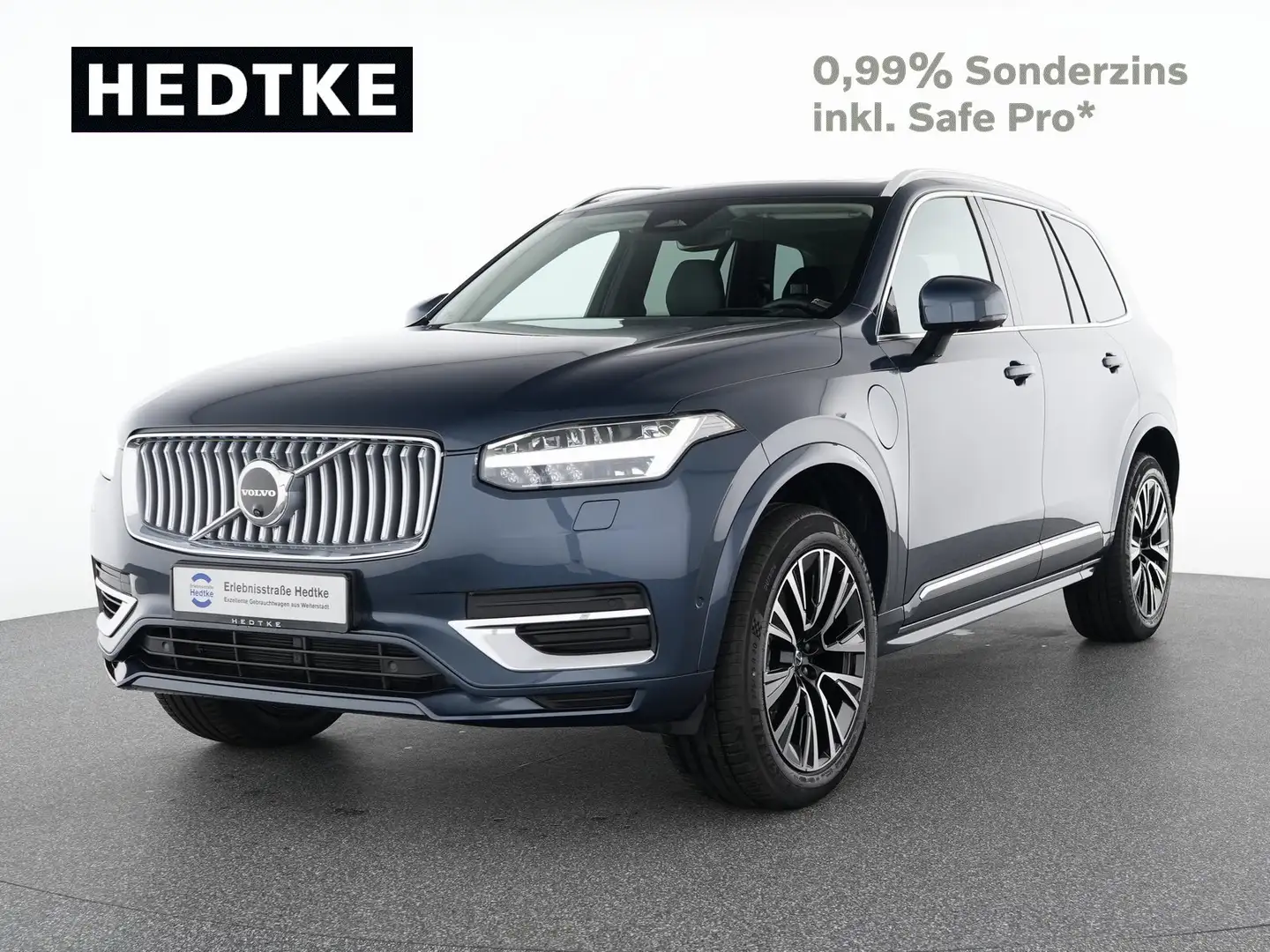 Volvo Sonstige XC90 T8 Recharge AWD Plus Bright 20"+PANO+HUD+36 Blau - 1