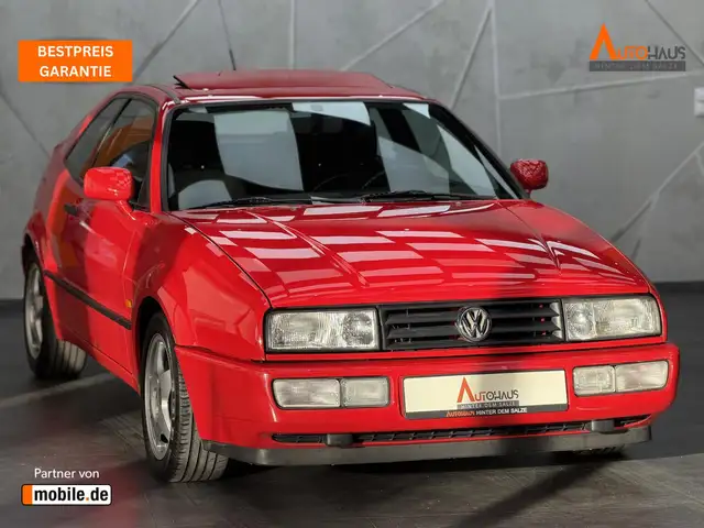 Volkswagen Corrado VR6 2.9 |ROT|VR6|KARMANN|SCHECKHEFT