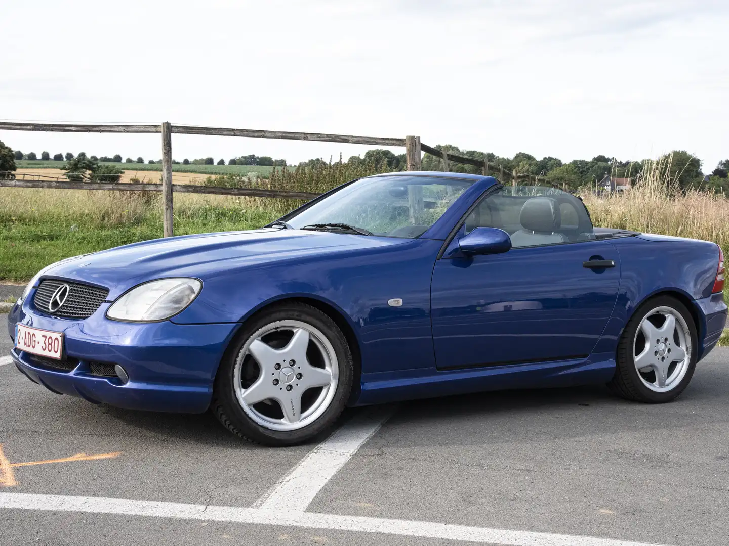 Mercedes-Benz SLK 200 SLK 200 pack AMG Bleu - 2