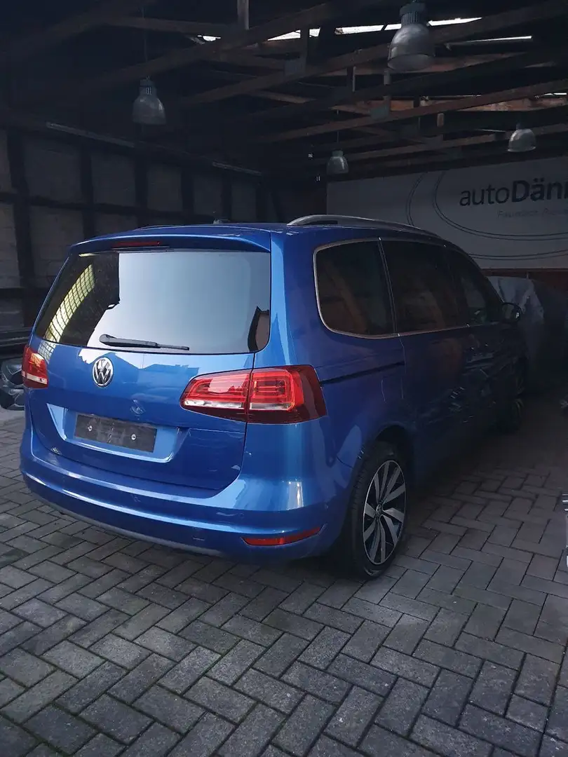 Volkswagen Sharan Highline Pano,Standhz,Kam,BiXen,AHK Blau - 2