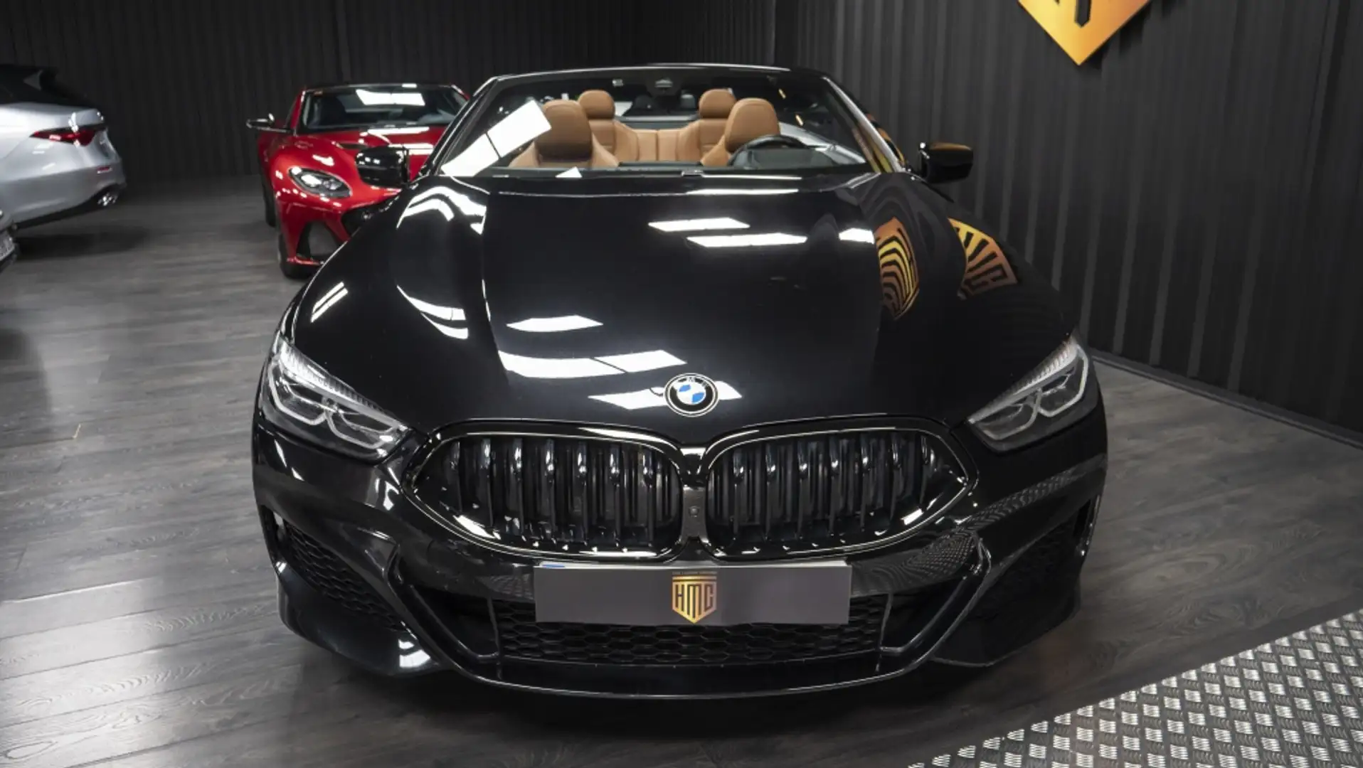 BMW 840 840d Cabrio xDrive Noir - 2
