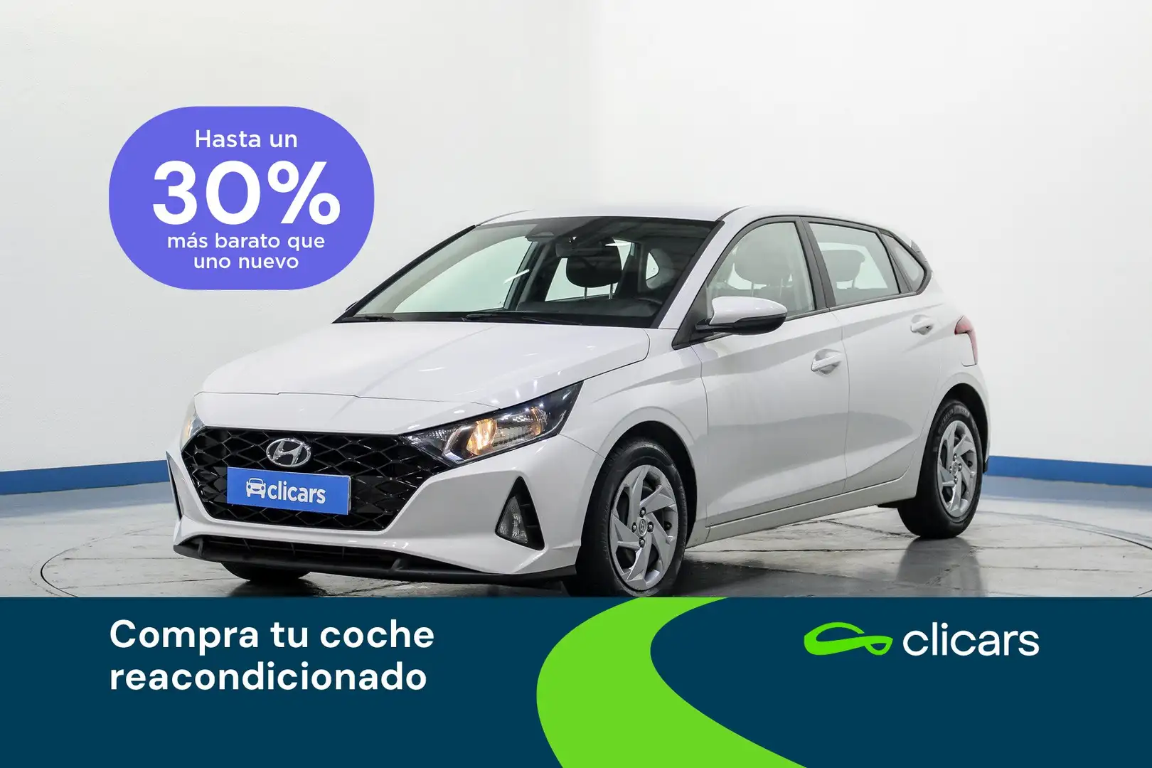 Hyundai i20 1.0 TGDI Klass 100 Blanco - 1