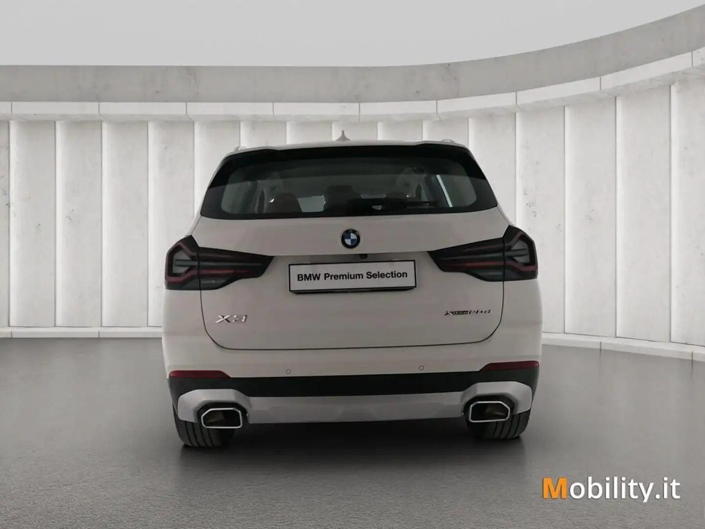 BMW X3 xdrive20d mhev 48V auto Bianco - 2