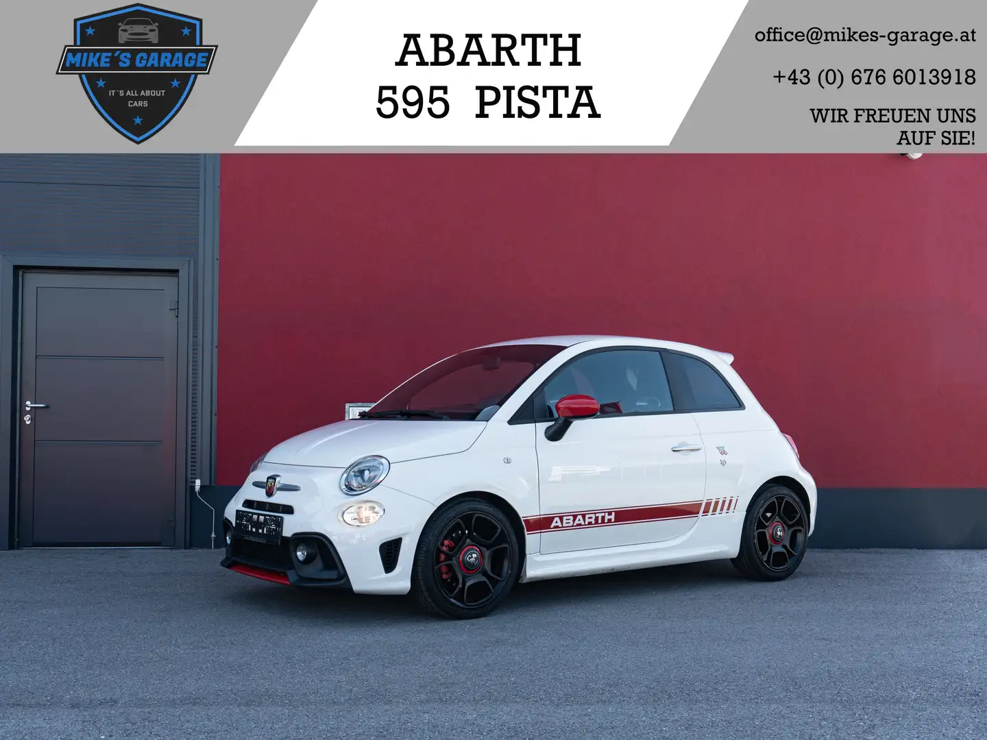 Abarth 595 PISTA *NUR 29.388KM* *MONZA* *GARANTIE* Weiß - 1