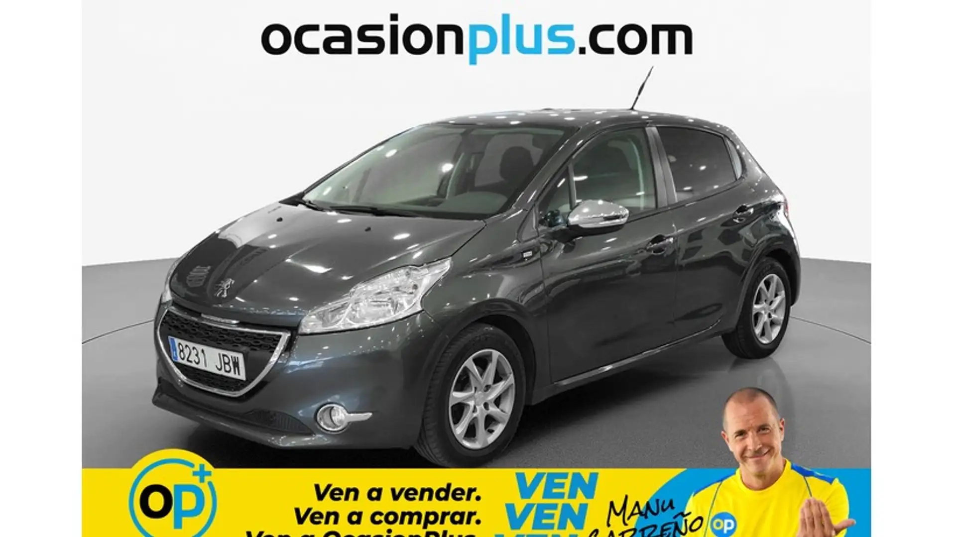 Peugeot 208 1.2 PureTech Style 82 Gris - 1