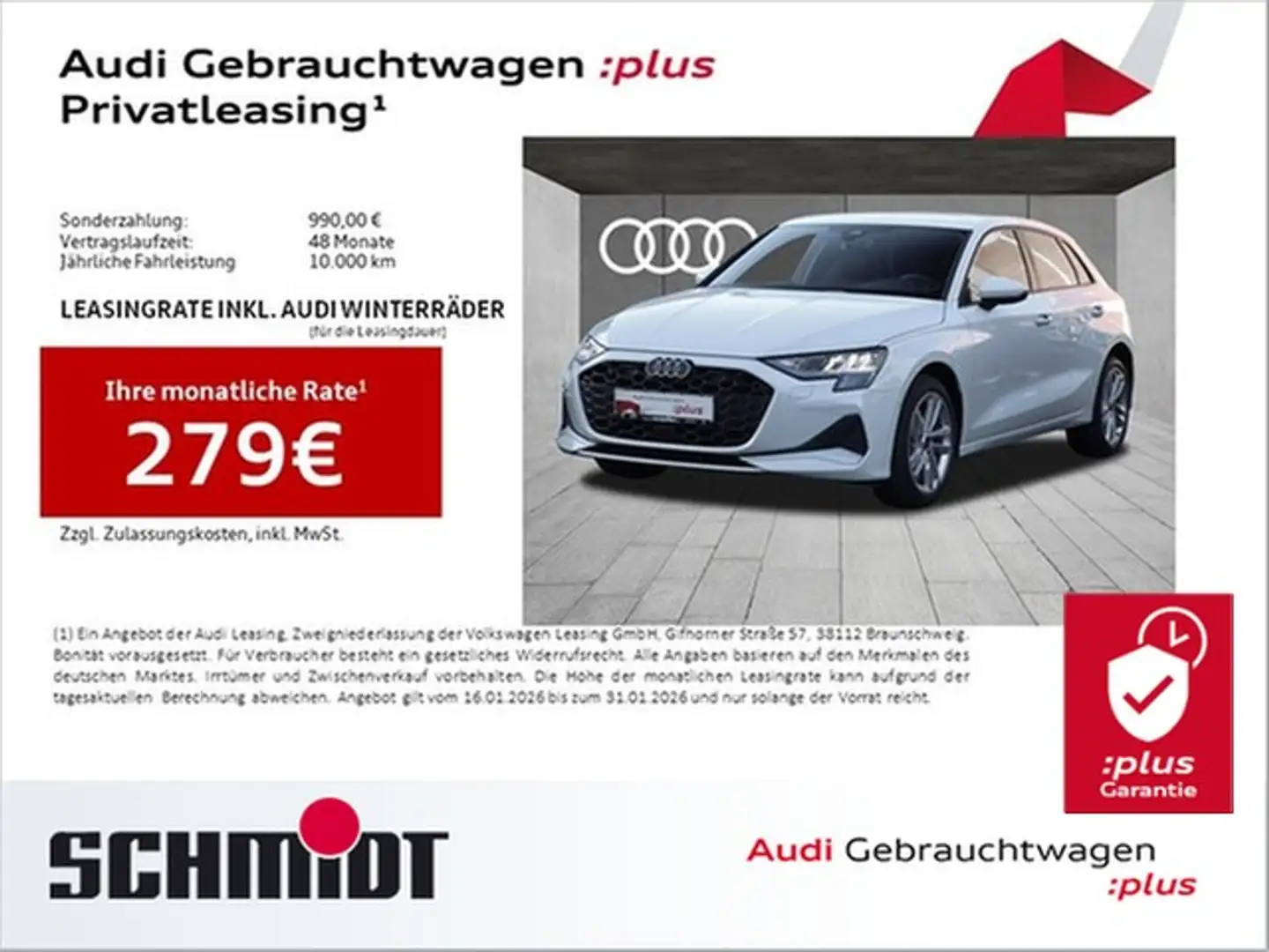 Audi A3 Sportback 35 TFSI Advanced Navi+ AHK ACC Sports... Weiß - 1