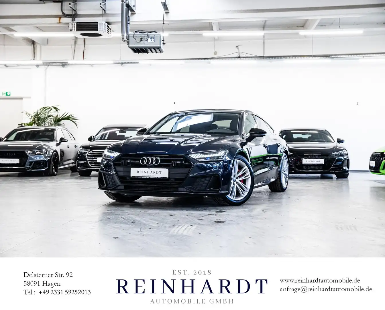 Audi A7 SPORTBACK 55TFSIe 2x S LINE BLACK 20Z/ACC/360 Blau - 1