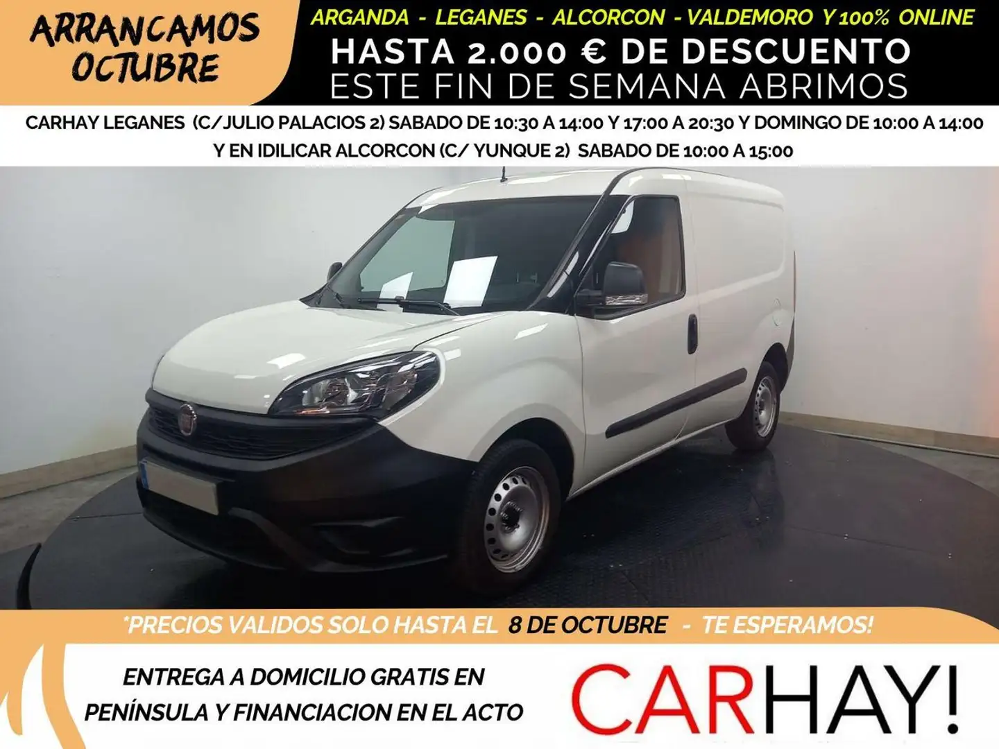 Fiat Dobló BASE 1.3 MULTIJET 70KW (95CV) Blanco - 1