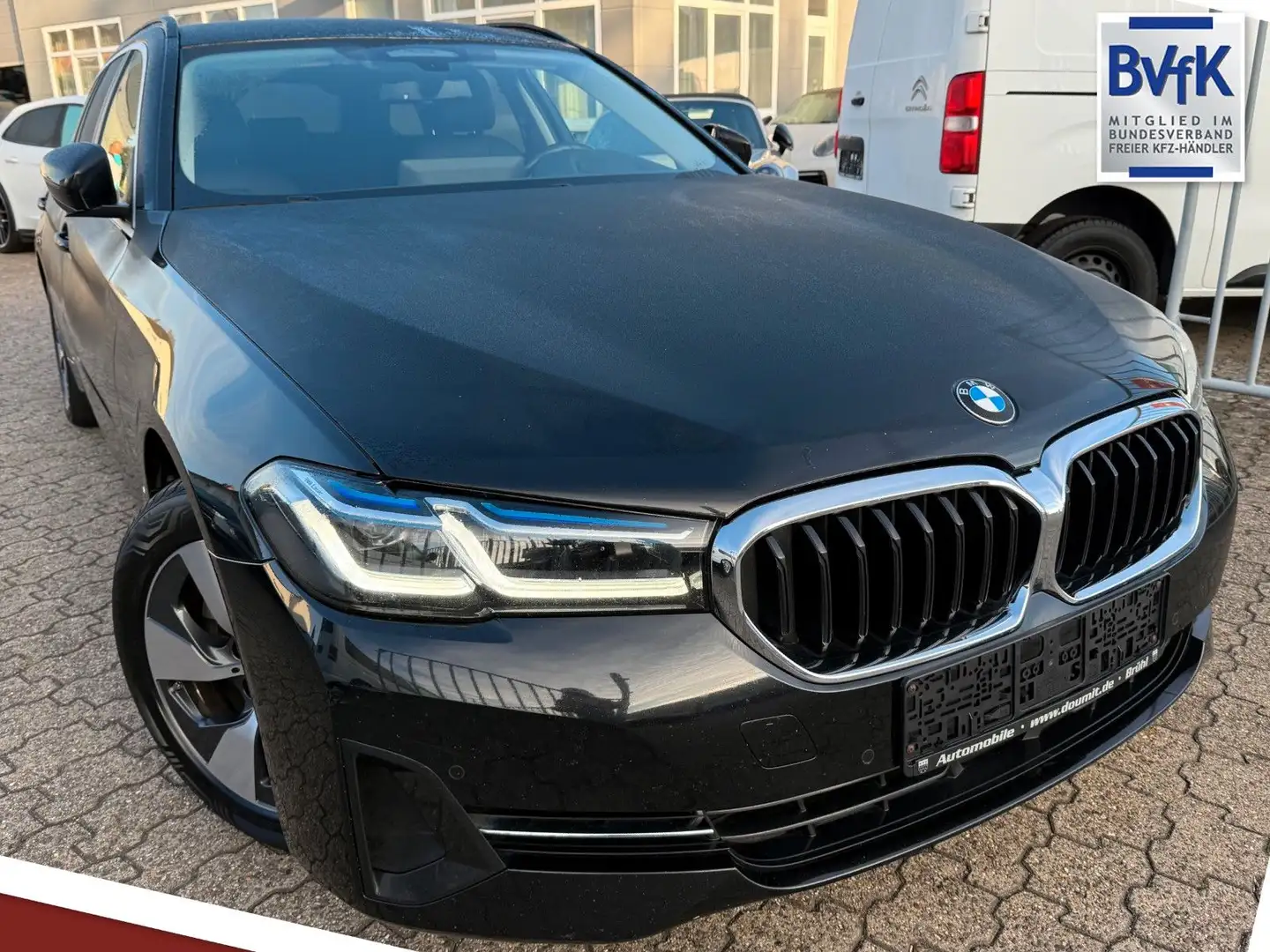BMW 520 d Touring Head-Up, Leder, Automatik, Shz Schwarz - 1