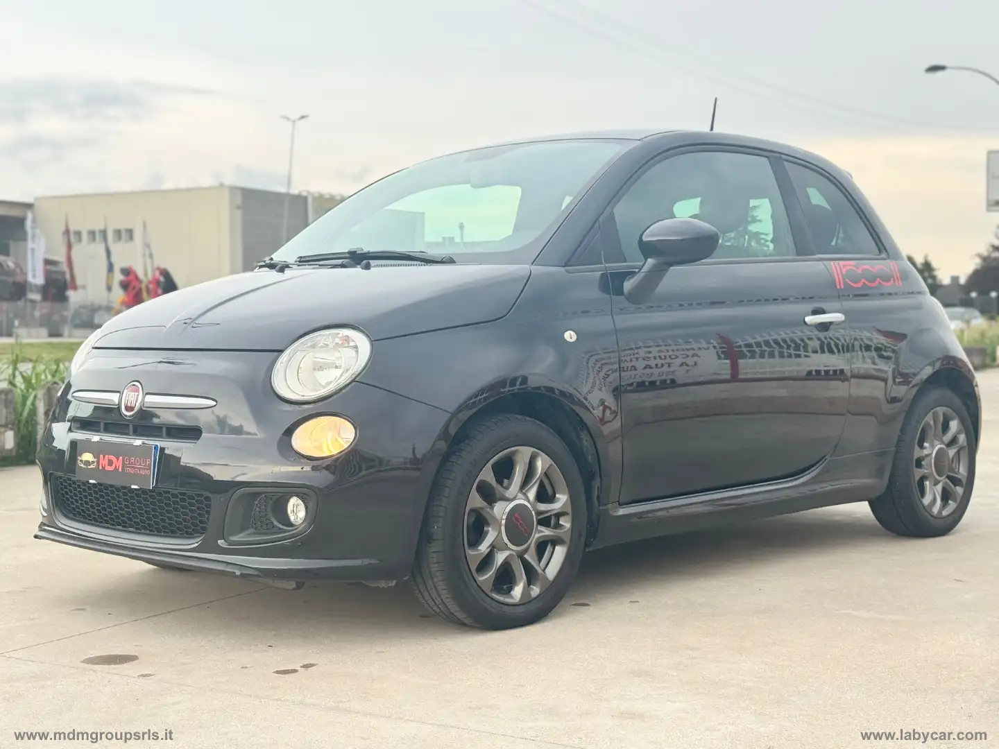 Fiat 500 1.2 GPL SPORT NEOPATENTATI OK NEOPATENTATI Nero - 1