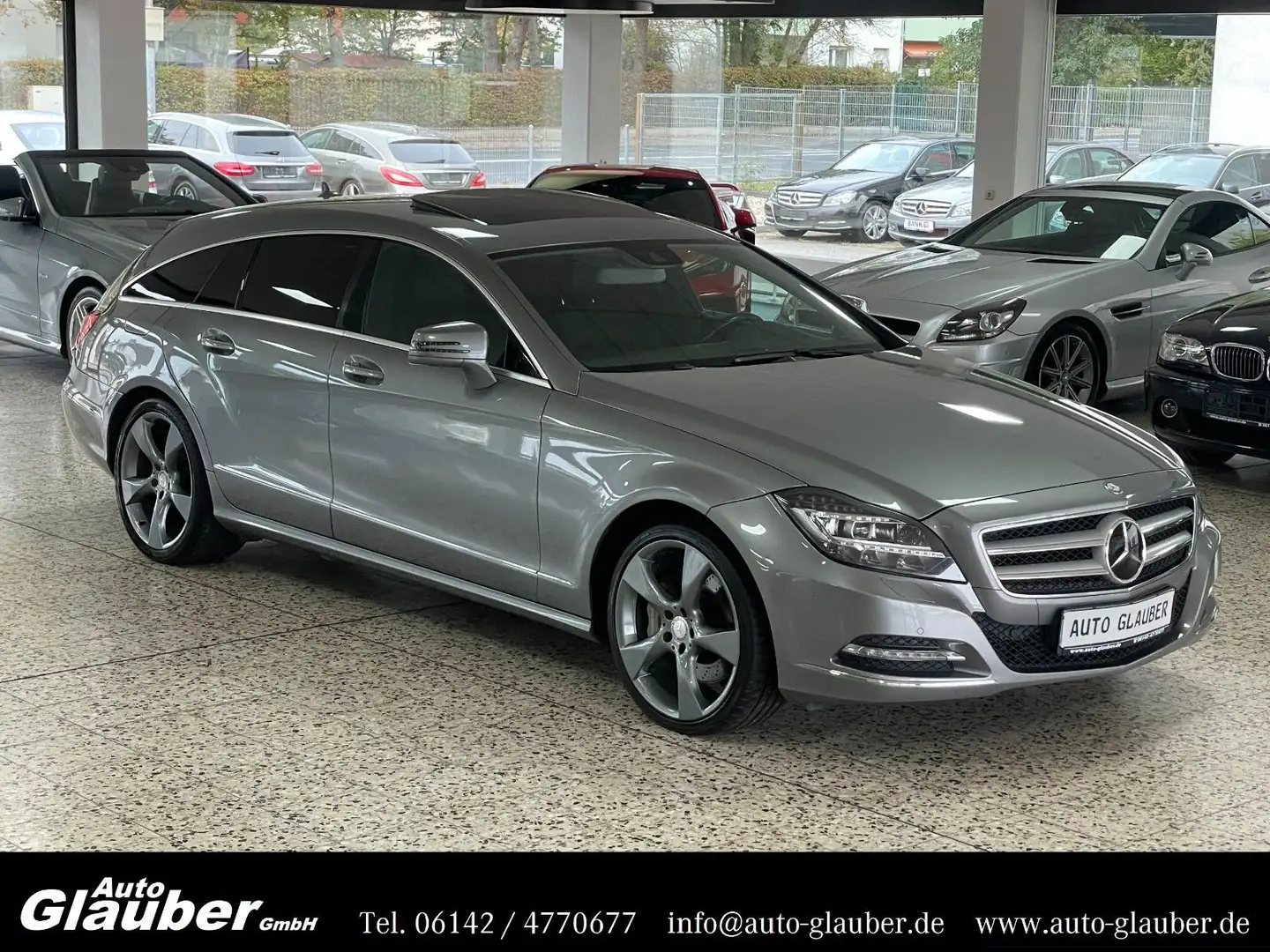 Mercedes-Benz CLS 350 CDI SB 4Matic/LED/Navi/Leder/2.Hand Silber - 1