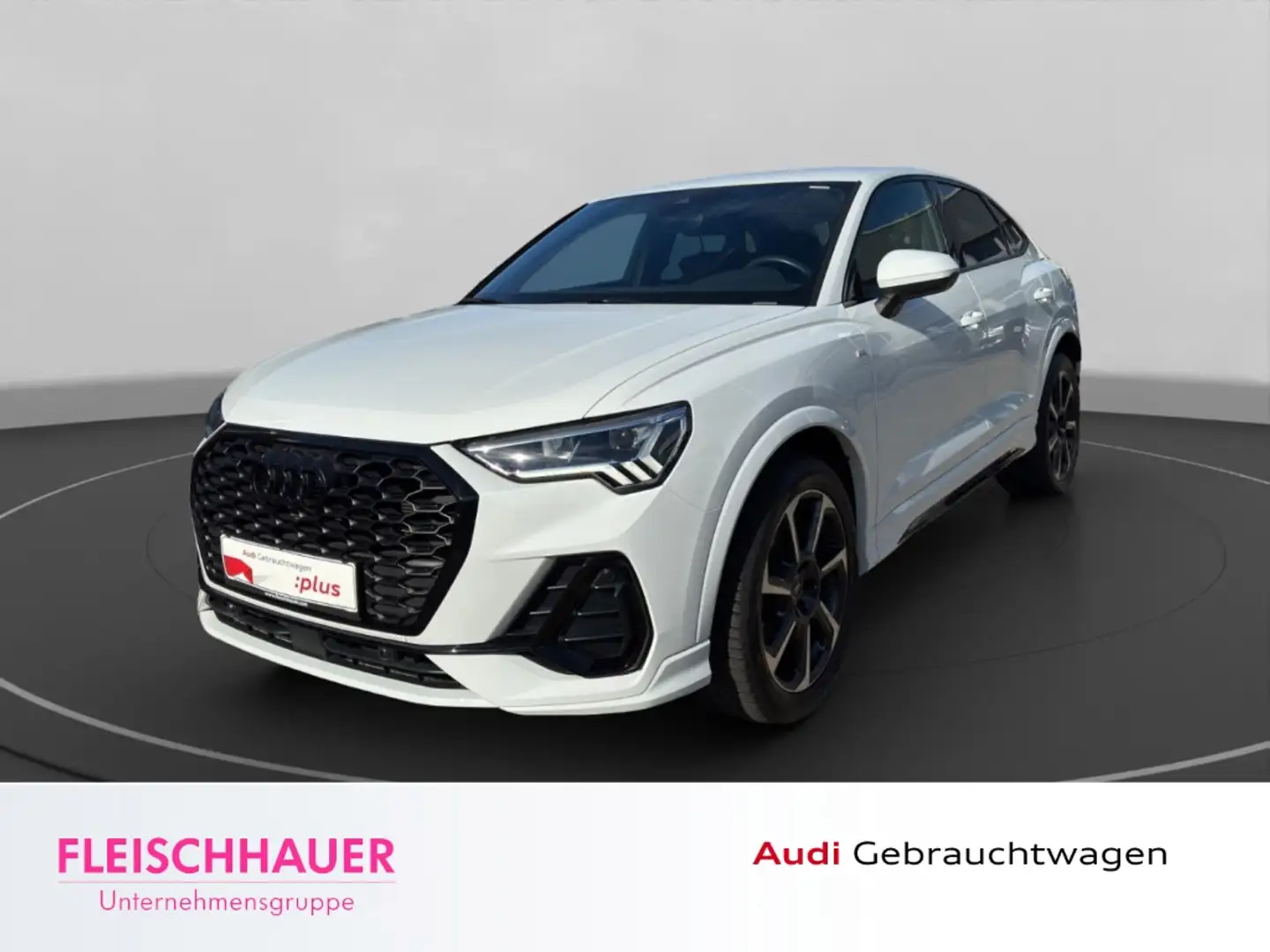 Audi Q3 Sportback 35 TFSI S line LED+NAVI+PDC V&H+CARPLAY+ Weiß - 1