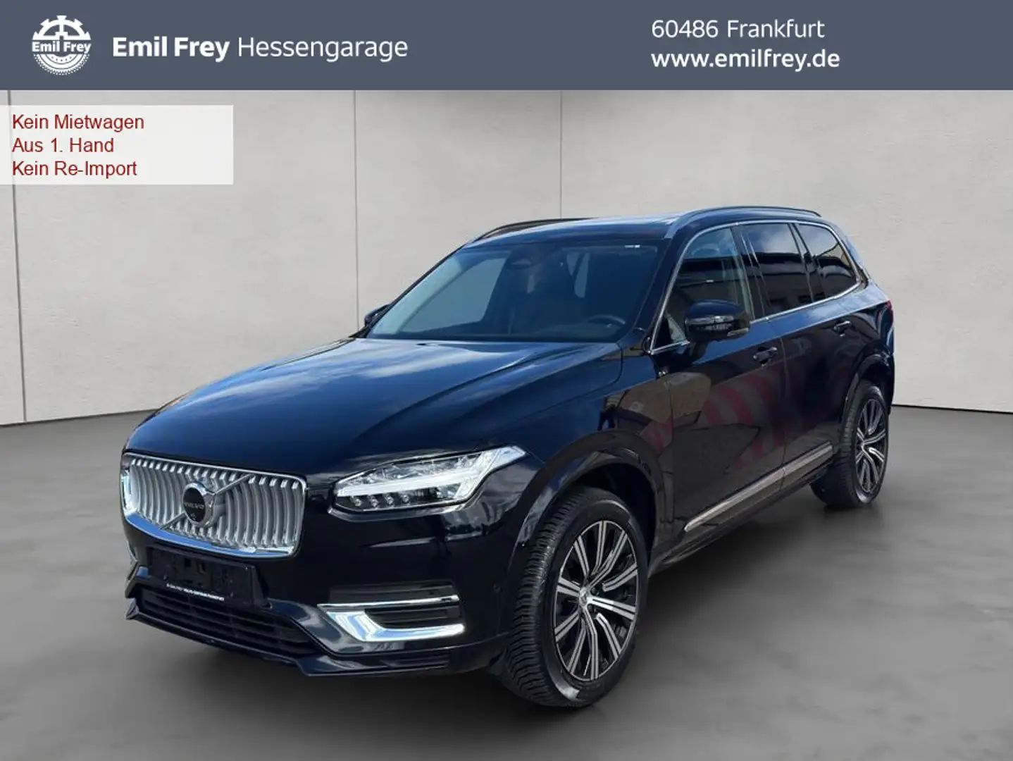 Volvo XC90 XC90 B5 AWD Plus-Bright 7S Glasd Standh 360°Leder Schwarz - 1