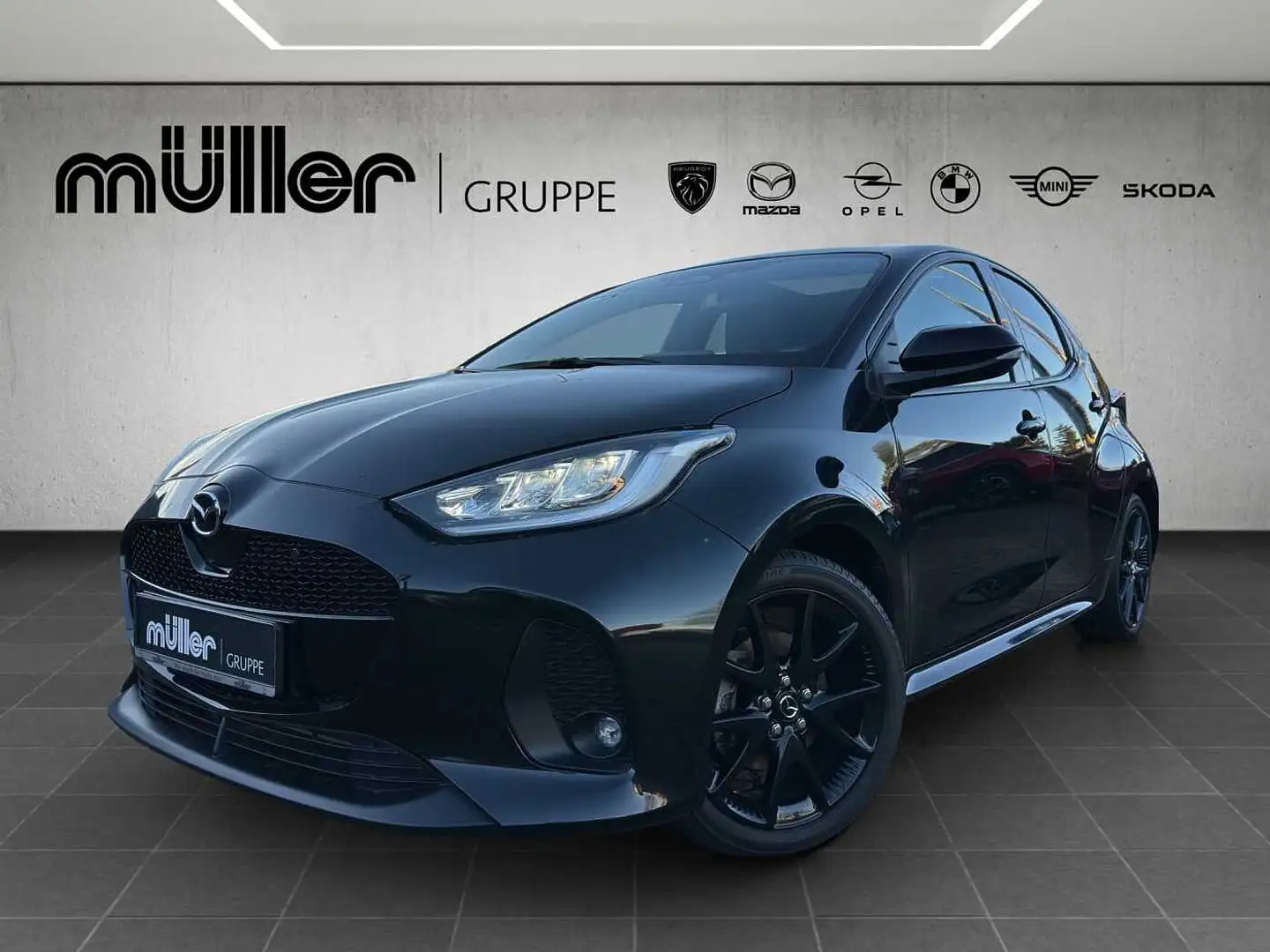 Mazda 2 Hybrid VVT-i 116 PS e-CVT FWD HOMURA PLUS Schwarz - 1