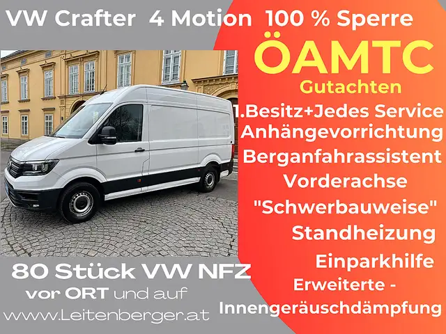 Volkswagen Crafter Crafter 35 Kasten L3H3 4Motion AHK PS177 Standh...