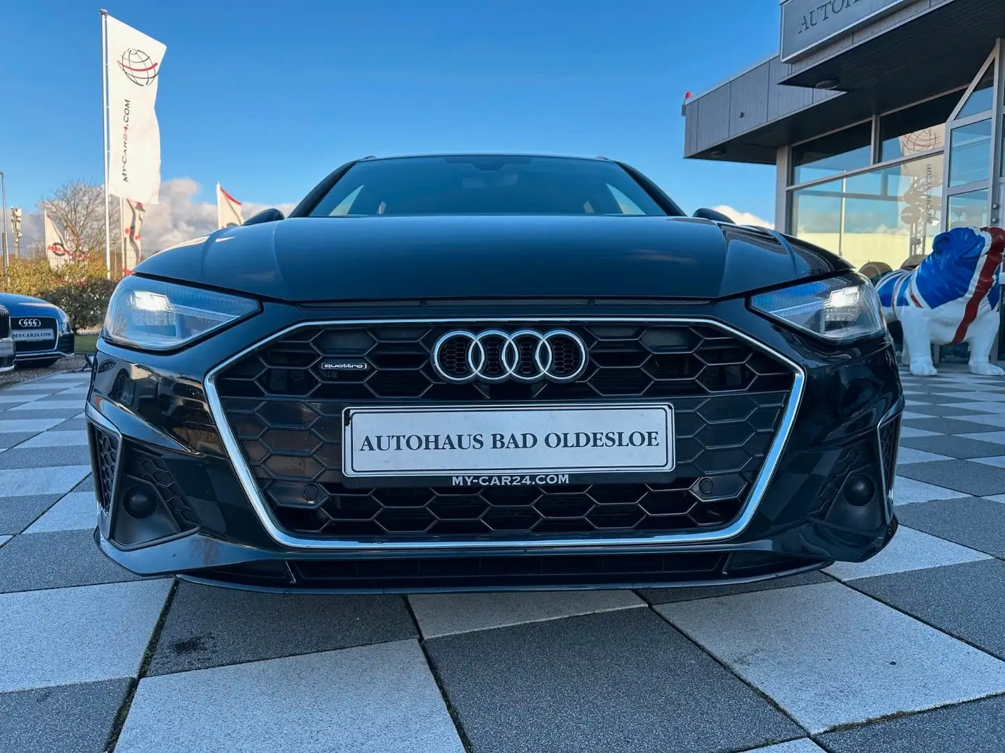 Audi A4 Avant 40 TDI quattro S-Line,Leder,Scheckh,1.H Noir - 2