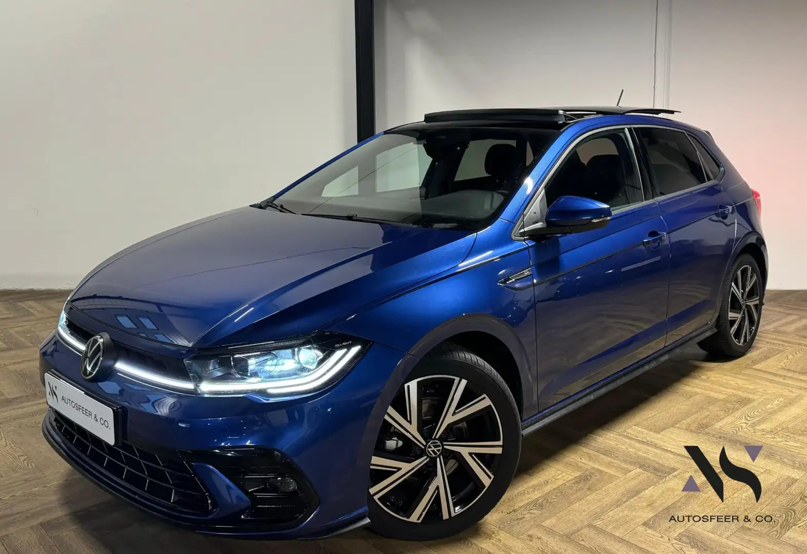 Volkswagen Polo 1.0 TSI R-Line Edition KEYLESS PANO Bleu - 1