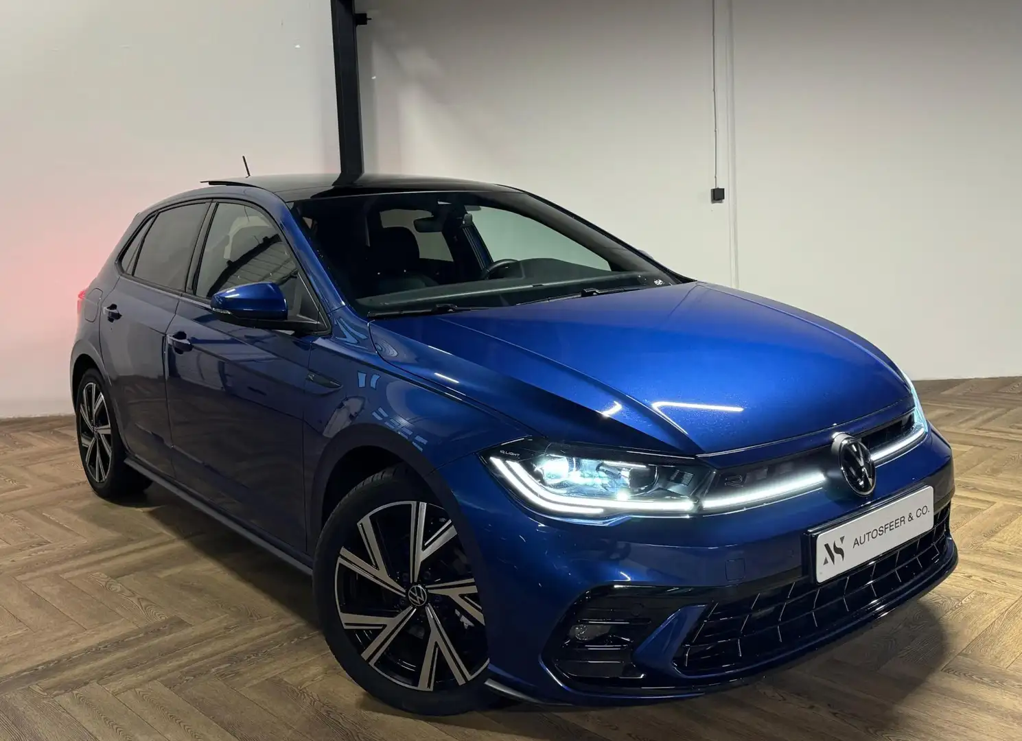 Volkswagen Polo 1.0 TSI R-Line Edition KEYLESS PANO Bleu - 2