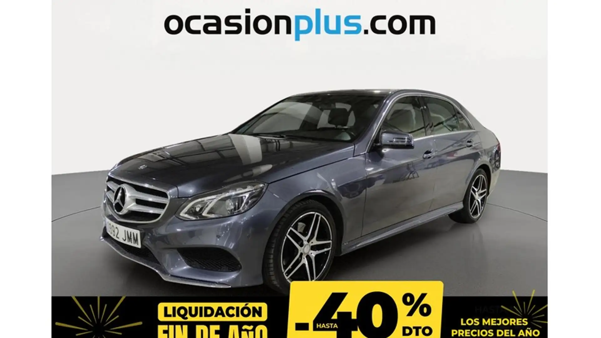 Mercedes-Benz E 220 BT 4M 7G Tronic Plus Gris - 1