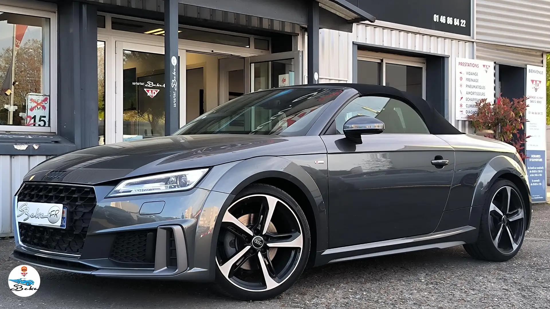 Audi TT 40 TFSI 197 S tronic 7 S line / JANTES 19\u0027\u0027 AUDI SPORT / Chauffage de nuque Gris - 2