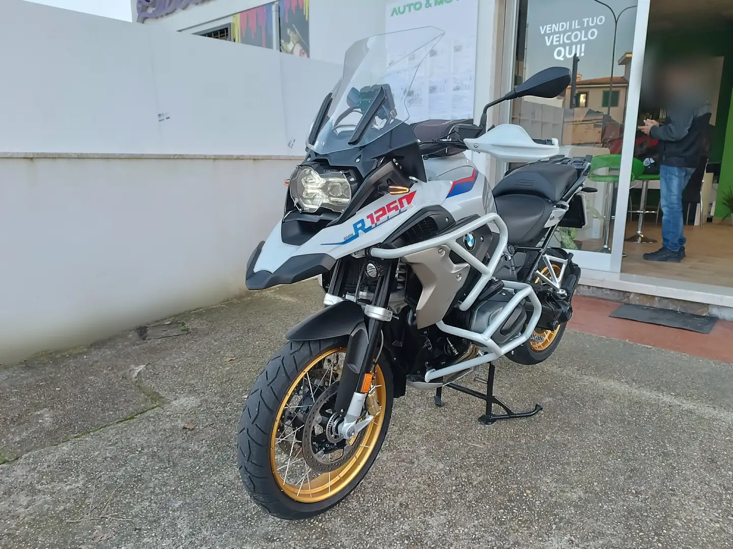 BMW R 1250 GS Rallye Abs UNIPROPRIETARIO Blanc - 2