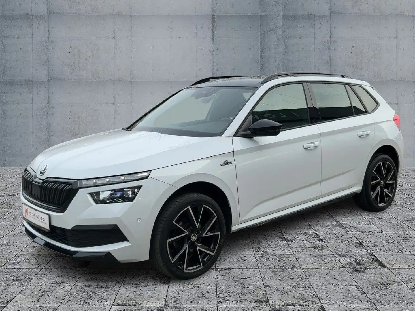 Skoda Kamiq 1.5TSI MONTE CARLO LED+NAV+ACC+SHZ+VC+PANO Blanco - 2