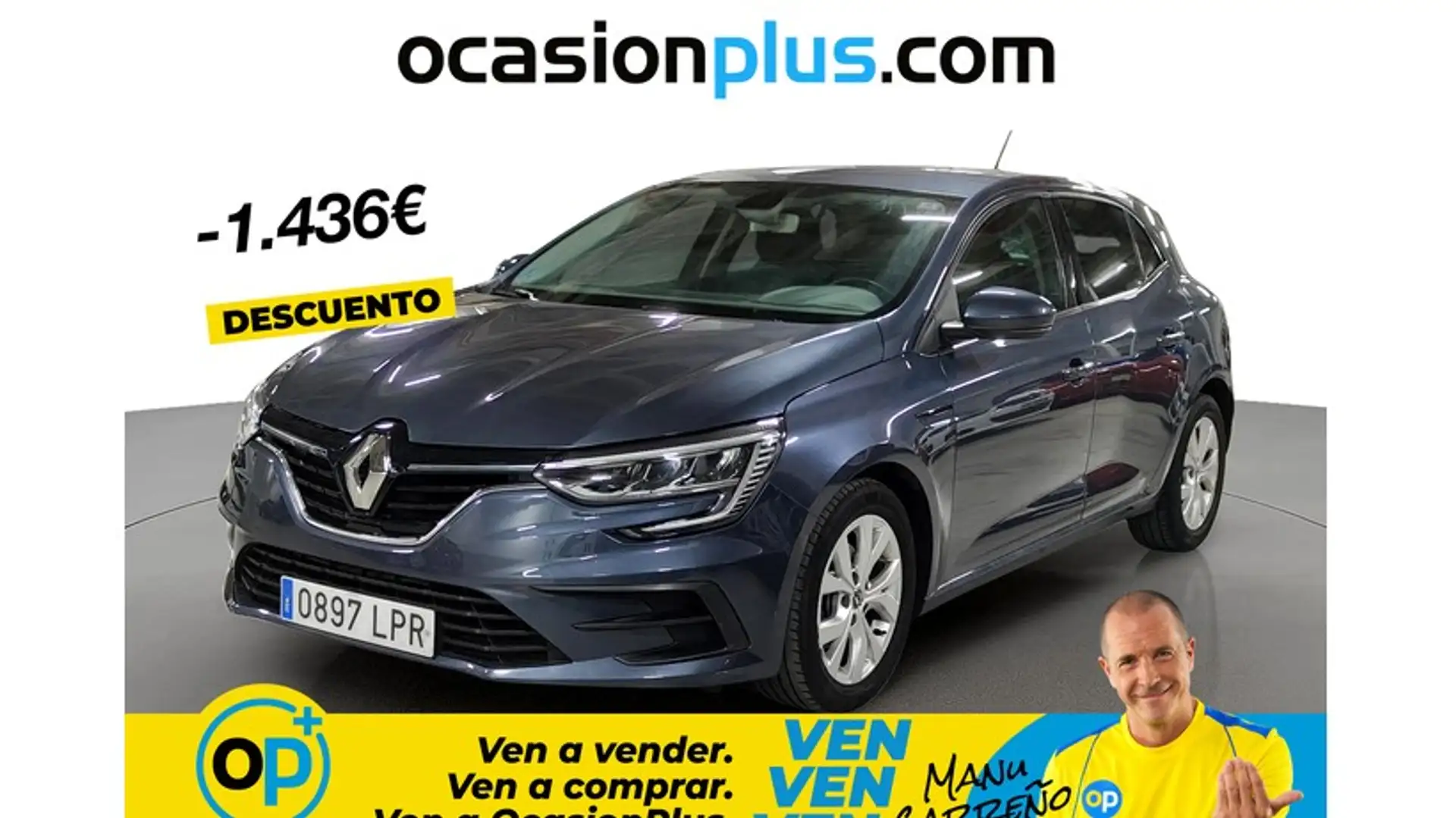 Renault Megane 1.5dCi Blue Intens 85kW Gris - 1