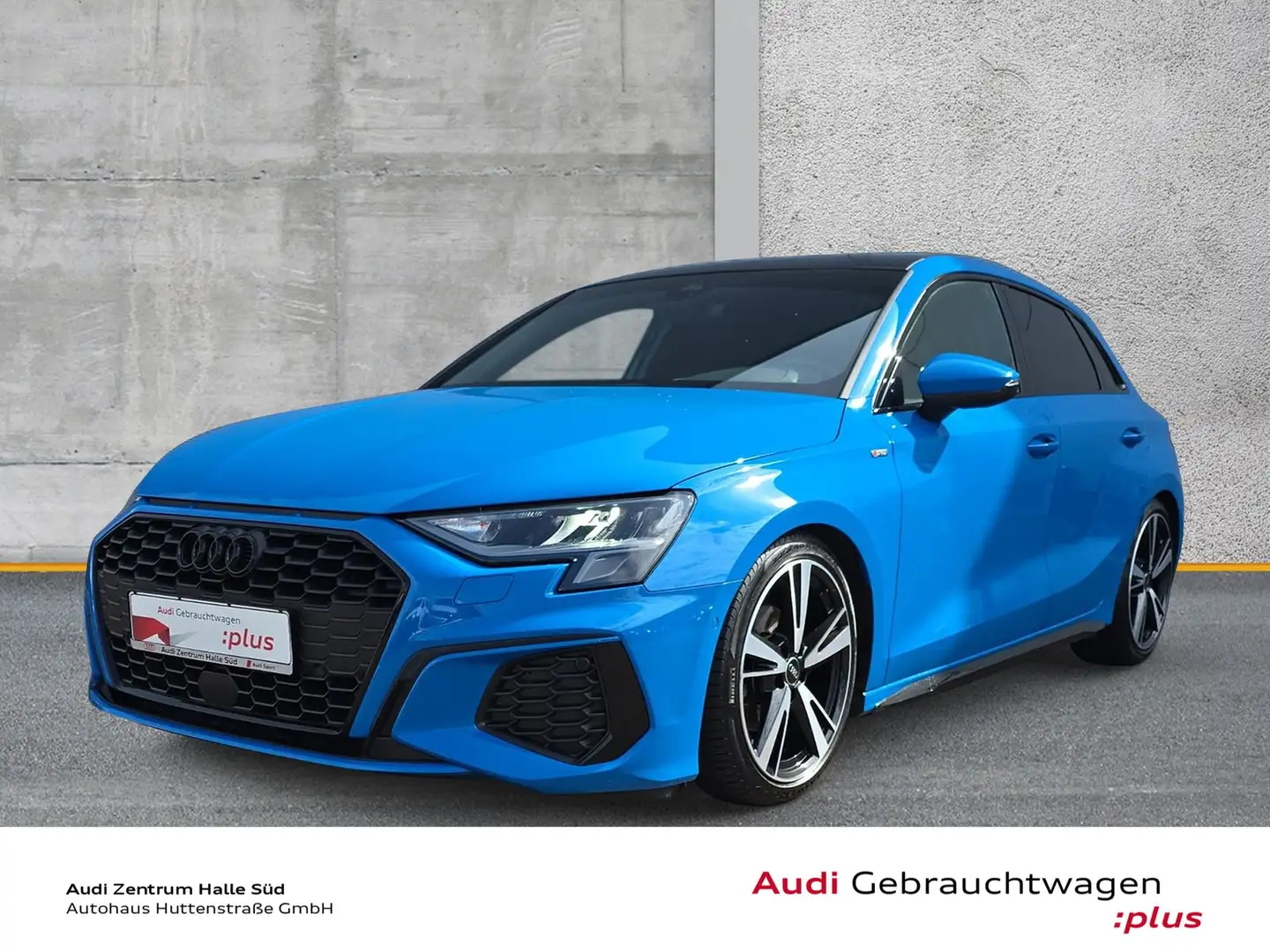 Audi A3 Sportback 30 TDI S line H&R PANO STANDHZG 18" Blau - 1