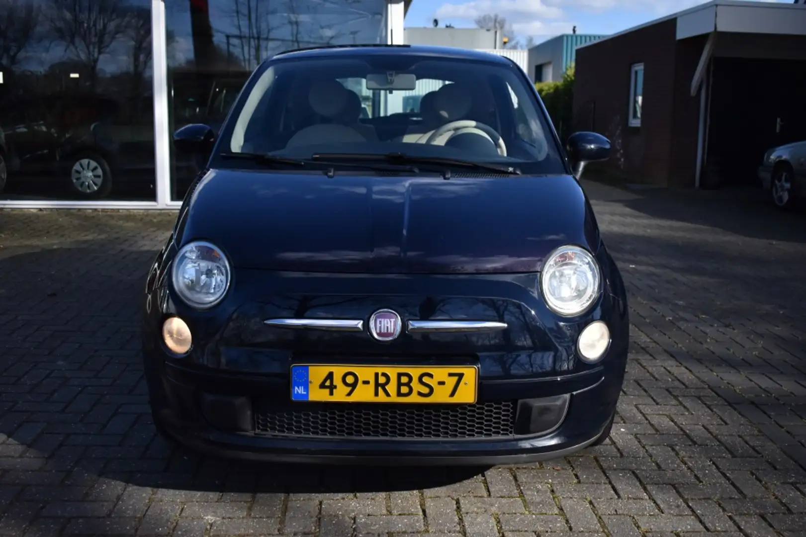 Fiat 500 1.2 Pop AIRCO ELEK RAMEN CENTRALE VERGRENDELING Blauw - 2
