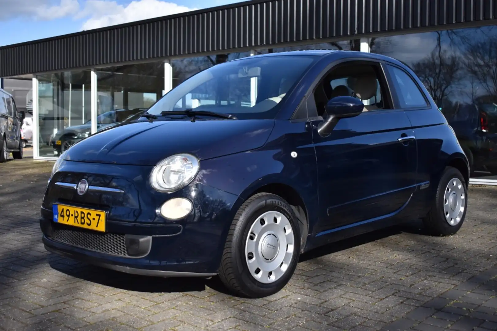 Fiat 500 1.2 Pop AIRCO ELEK RAMEN CENTRALE VERGRENDELING Blauw - 1