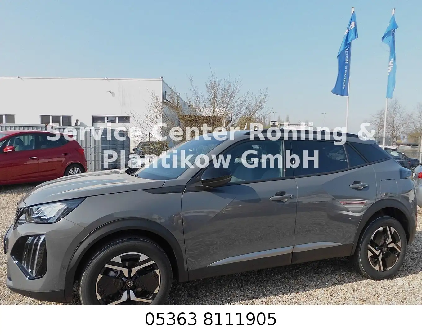 Peugeot 2008 Allure | 360 Grad Kamera | Einparkh. Vo+Hi Grau - 2
