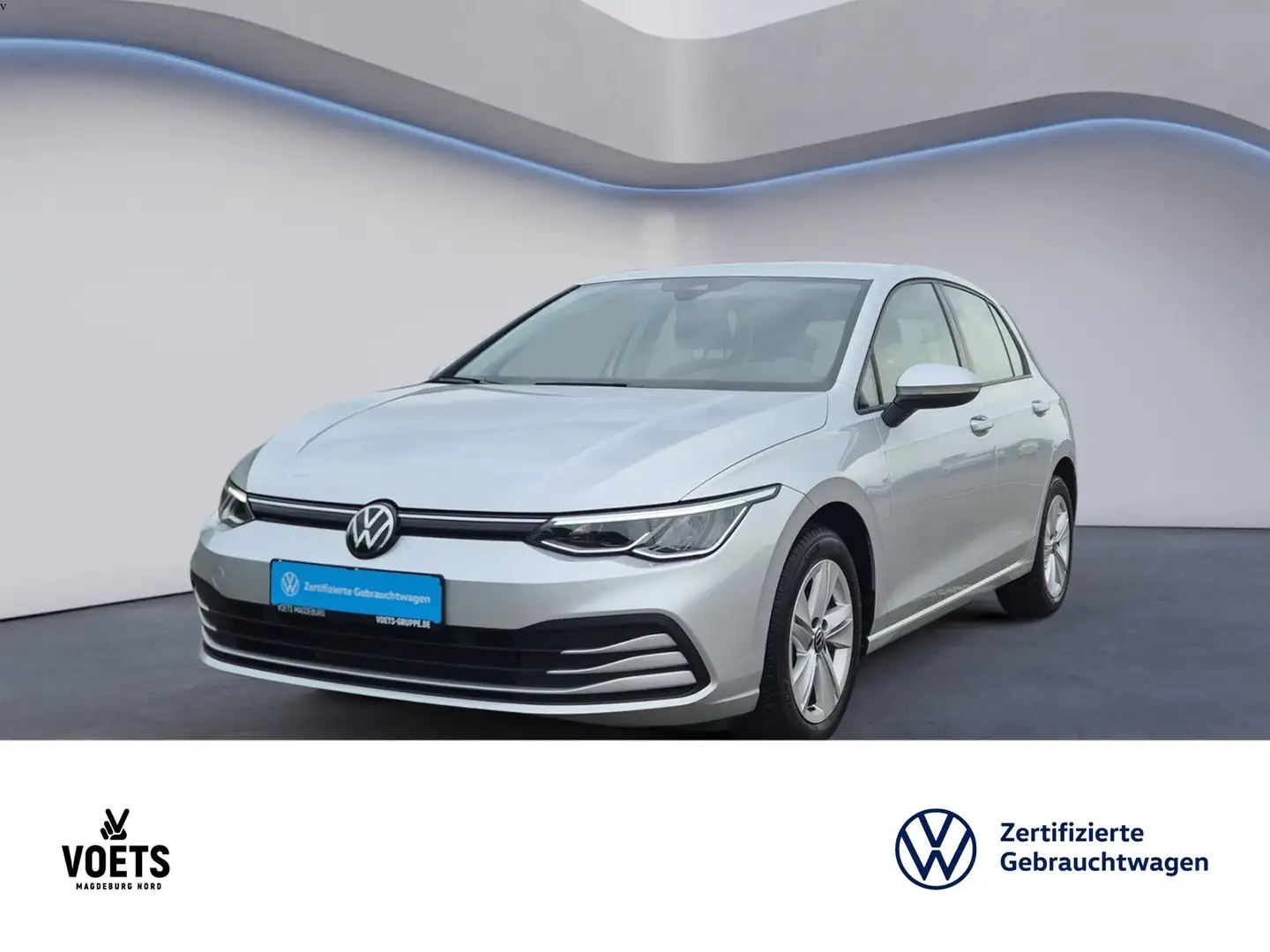 Volkswagen Golf VIII 1.5TSI LIFE LED+Sitzhzg.+PDC+Navi Srebrny - 1