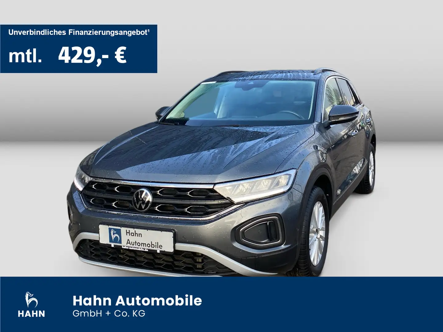 Volkswagen T-Roc 1.5 TSI DSG Life ACC LED Sitzhzg Einparkh Grau - 1