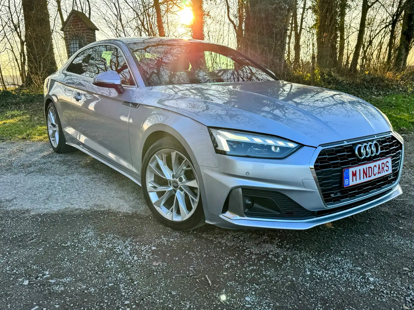 Audi A5 Coupé 30 TDi Advanced S tronic Siege Sport Argent - 2