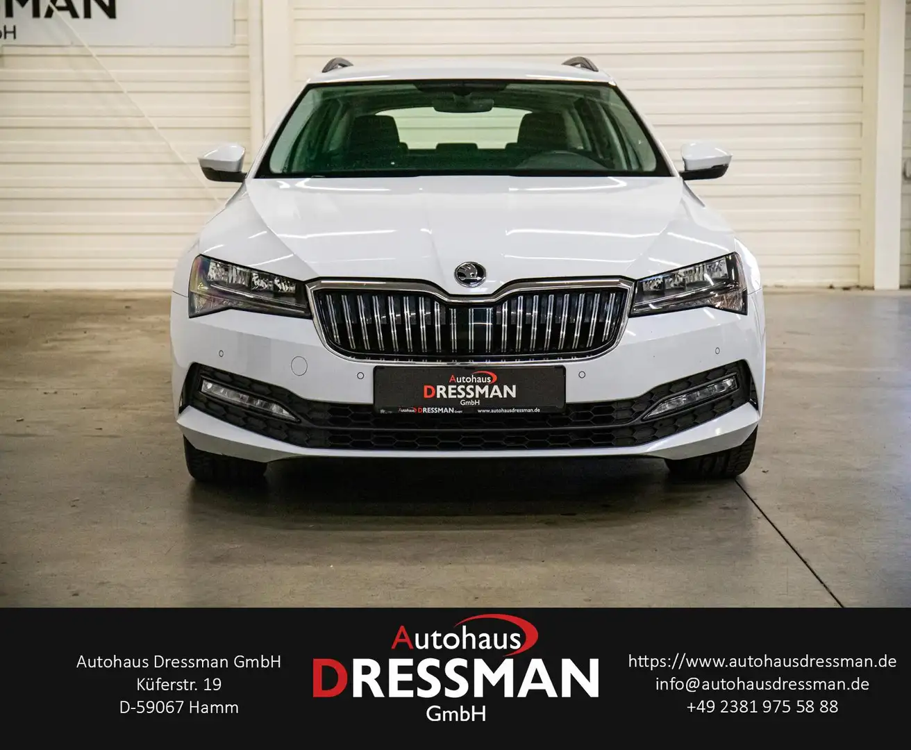 Skoda Superb 2.0 TDI AMBITION AHK CARPLAY KAMERA KESSY Weiß - 2