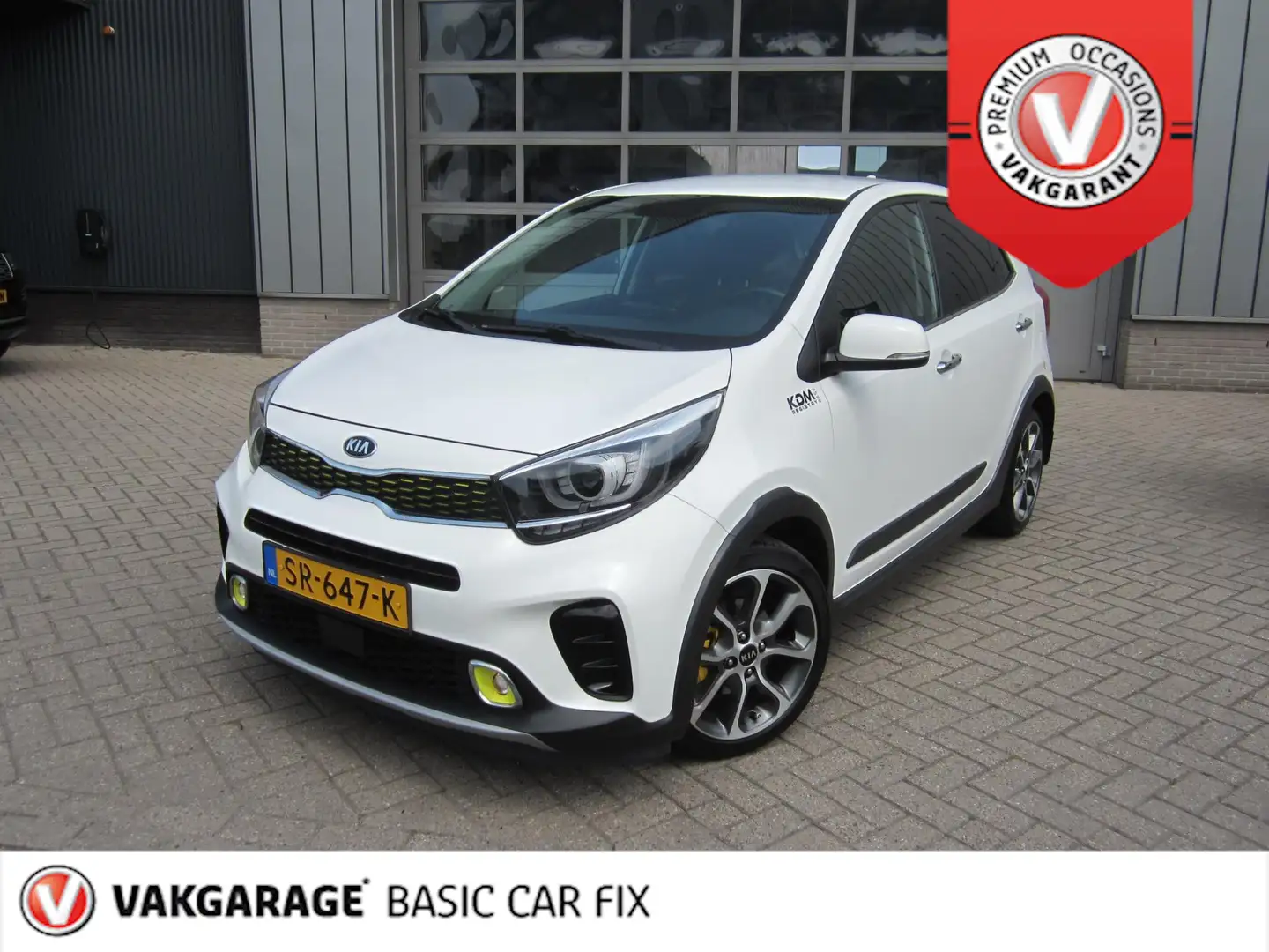 Kia Picanto 1.0 T-GDI X-Line sport airco Wit - 1