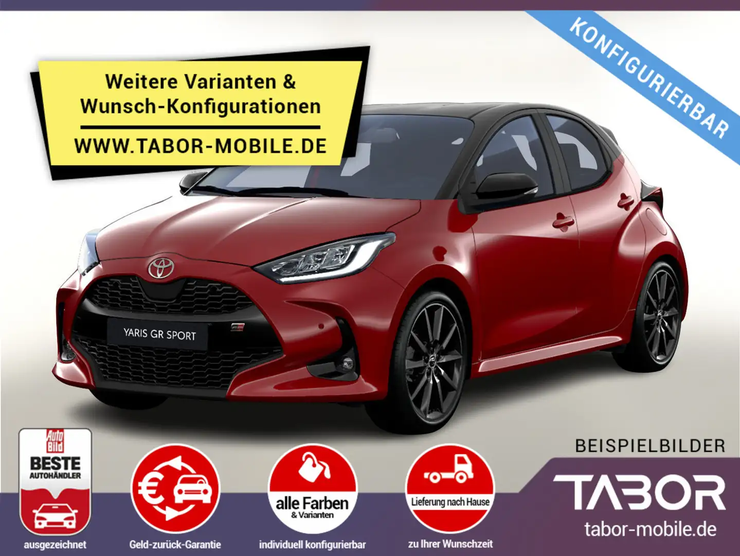 Toyota Yaris 1.5 VVT Hybrid 130 CVT GR Sport LED DigKey Grau - 1